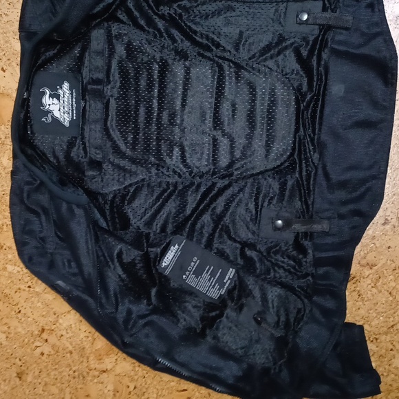 Speed & Strength Black Men's Mesh Armored Motorcycle Jacket Size L - Picture 5 of 13